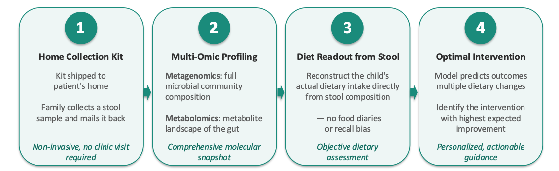 How it works: from home collection kit to personalized intervention